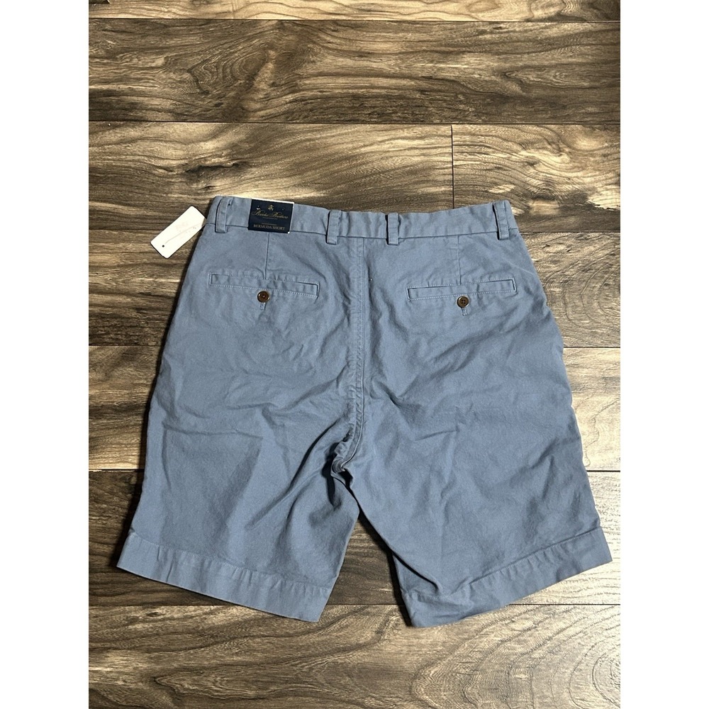 Brooks Brothers $80 Bermuda Shorts Blue NWT Size 32 Men's 640 - Picture 3 of 7